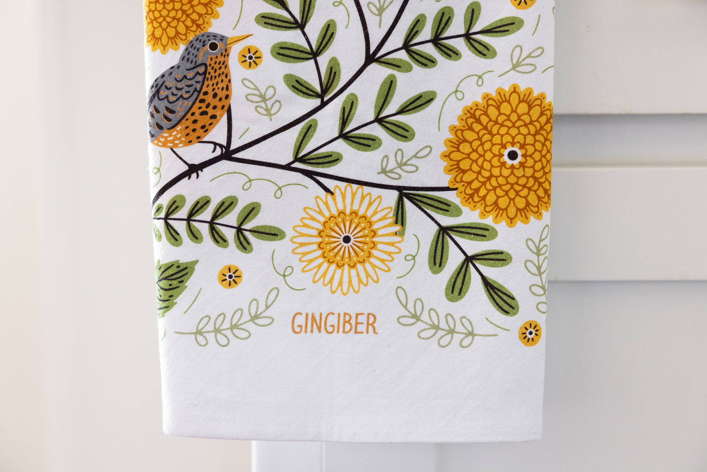 Gingiber - Limited Offer - Robin & Mums Tea Towel