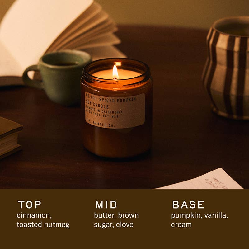 P.F. Candle Co. - Spiced Pumpkin– Fall Classics Standard Candle