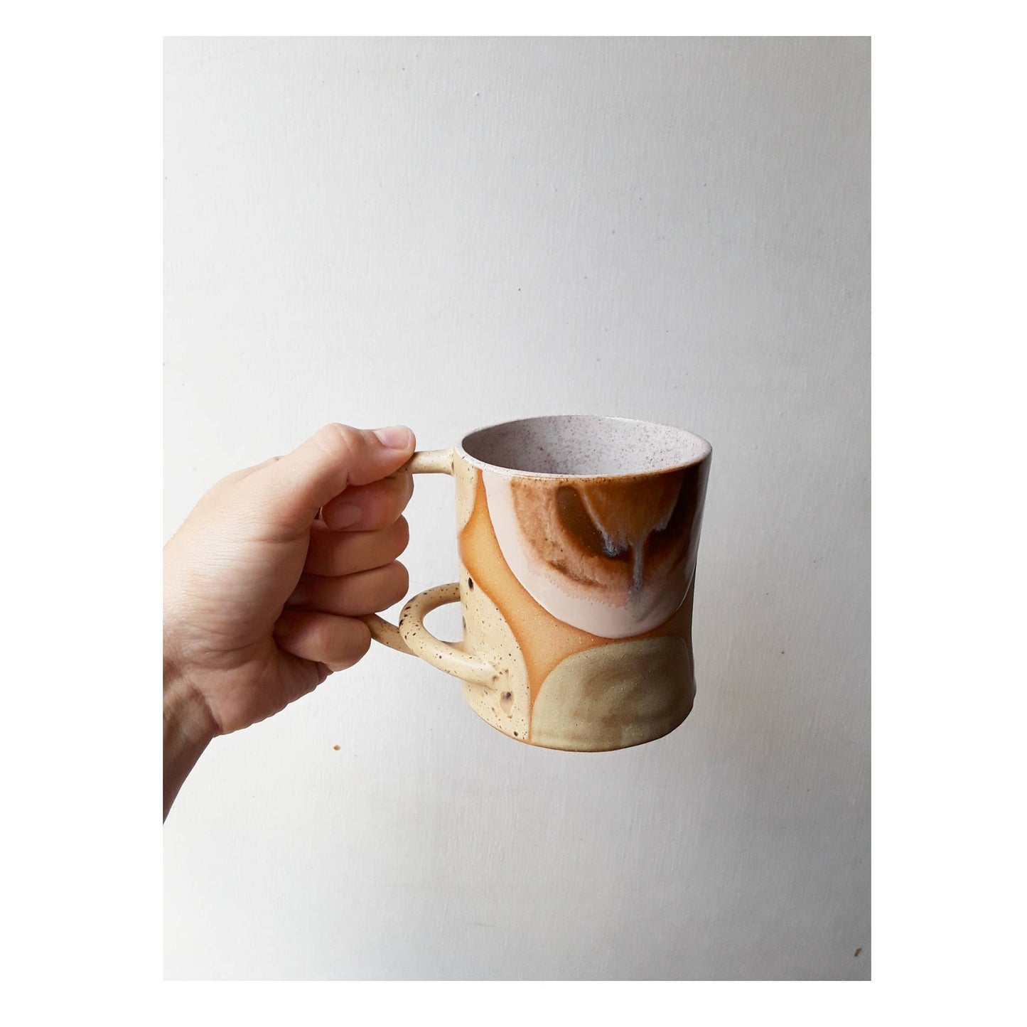 CURIOUS CLAY - Horizontal Arch Mug: Without gold luster