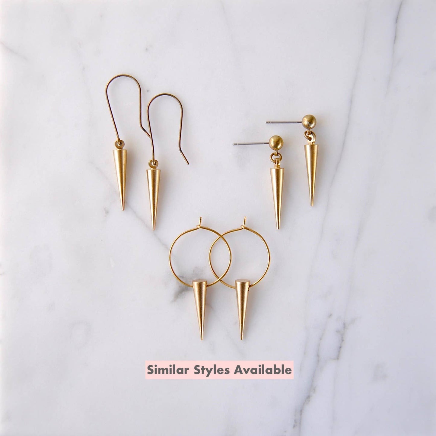 SPARKLEFARM - Spike Hoop Earrings