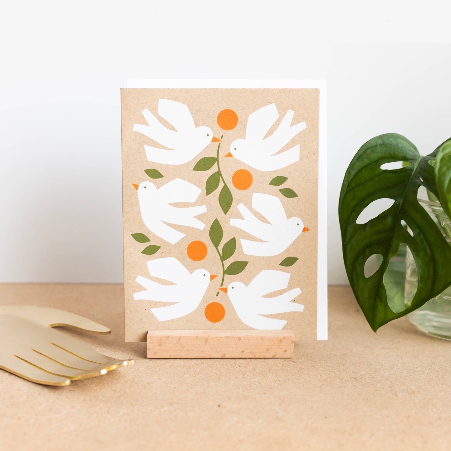 Worthwhile Paper - Peace Doves Holiday Card