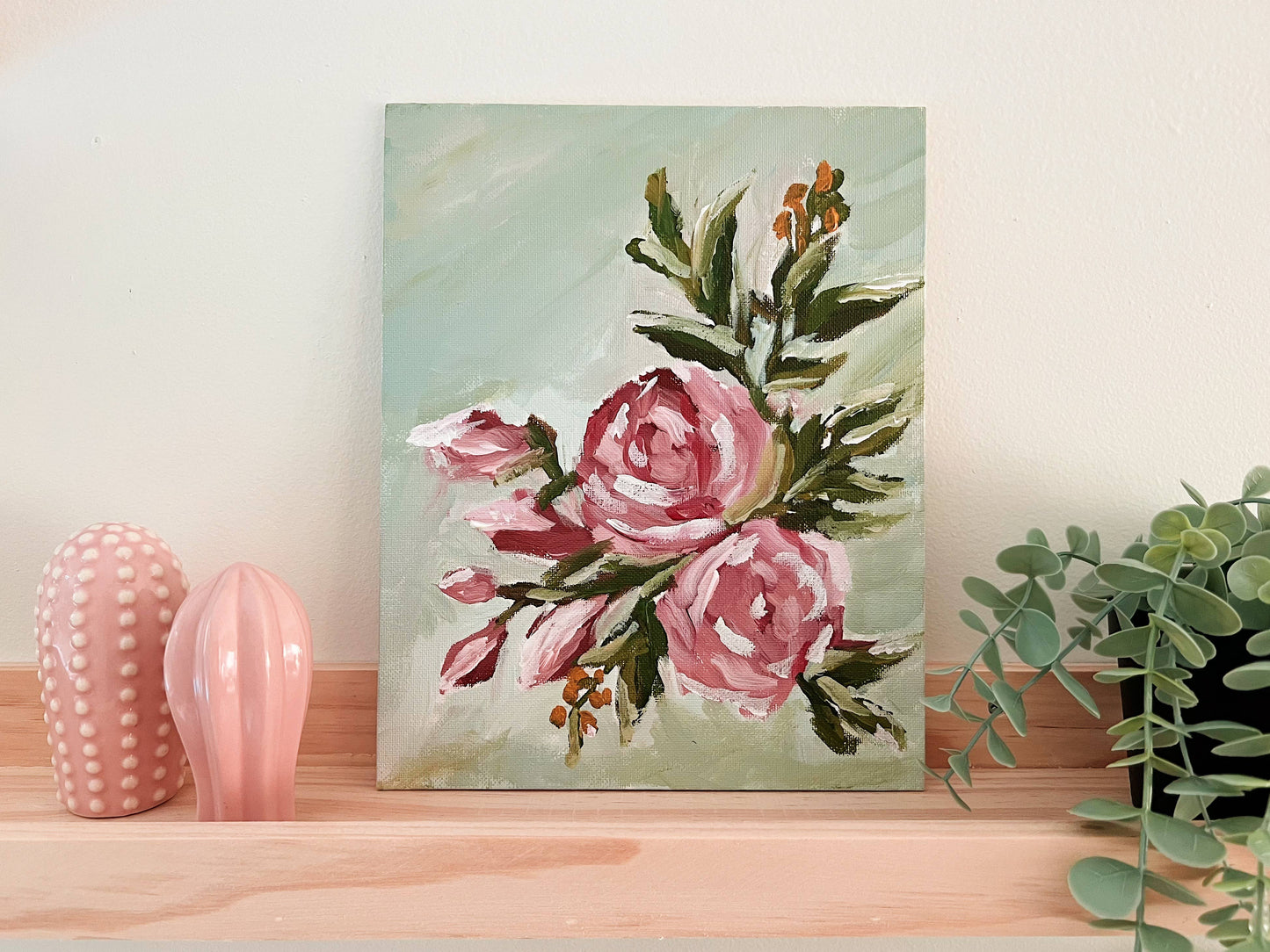 Cate Paper Co. - Abstract Roses painting kit, impressionist painting kit