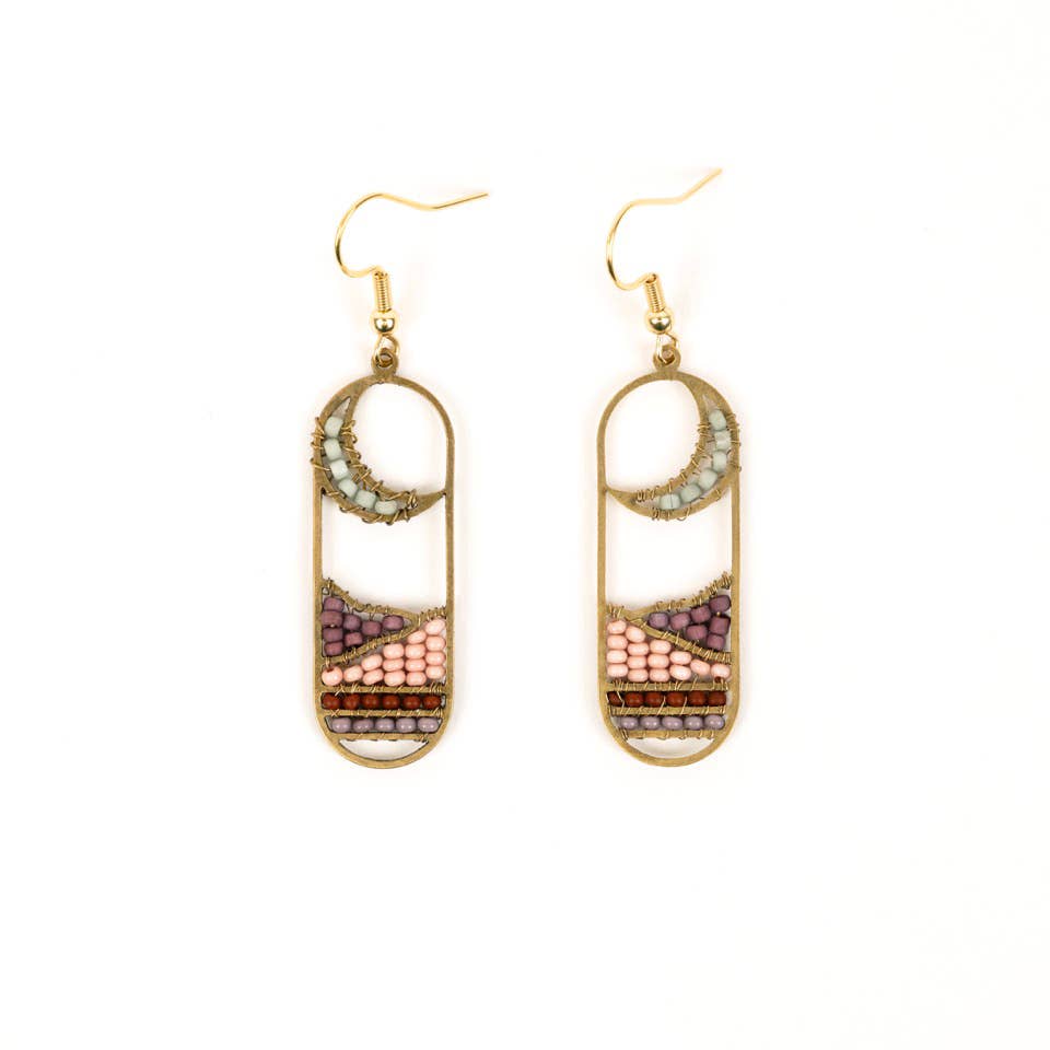 Altiplano - Moonview Earrings: Green