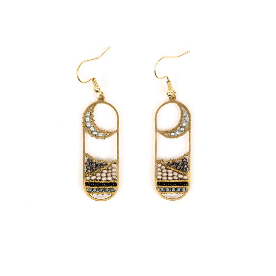 Altiplano - Moonview Earrings: Green