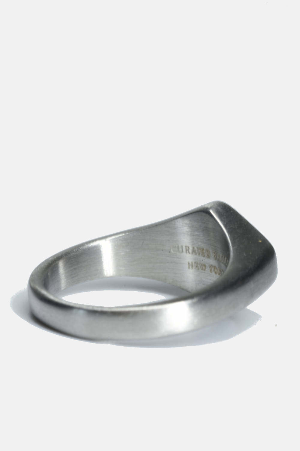 Curated Basics - Green Duo Triangle Ring: 8