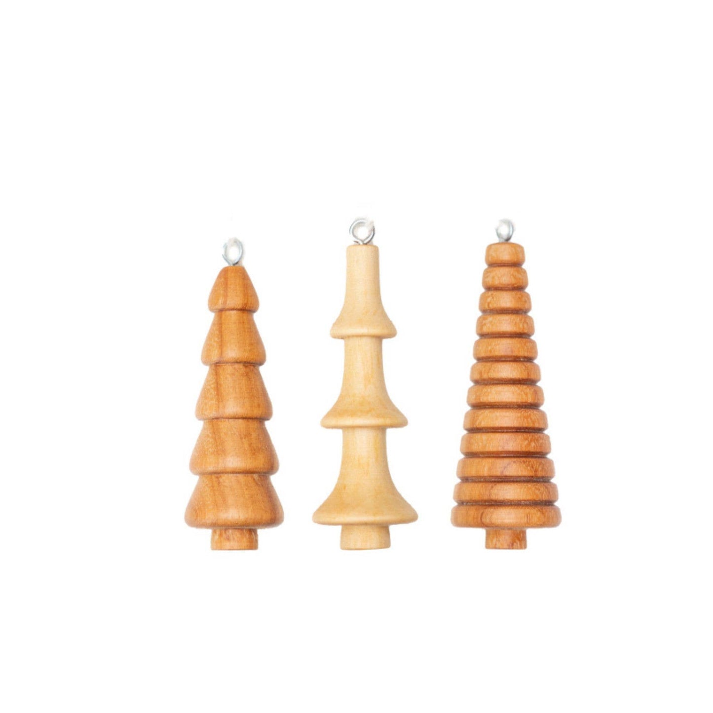 Reclaimed Wood Tree Ornaments
