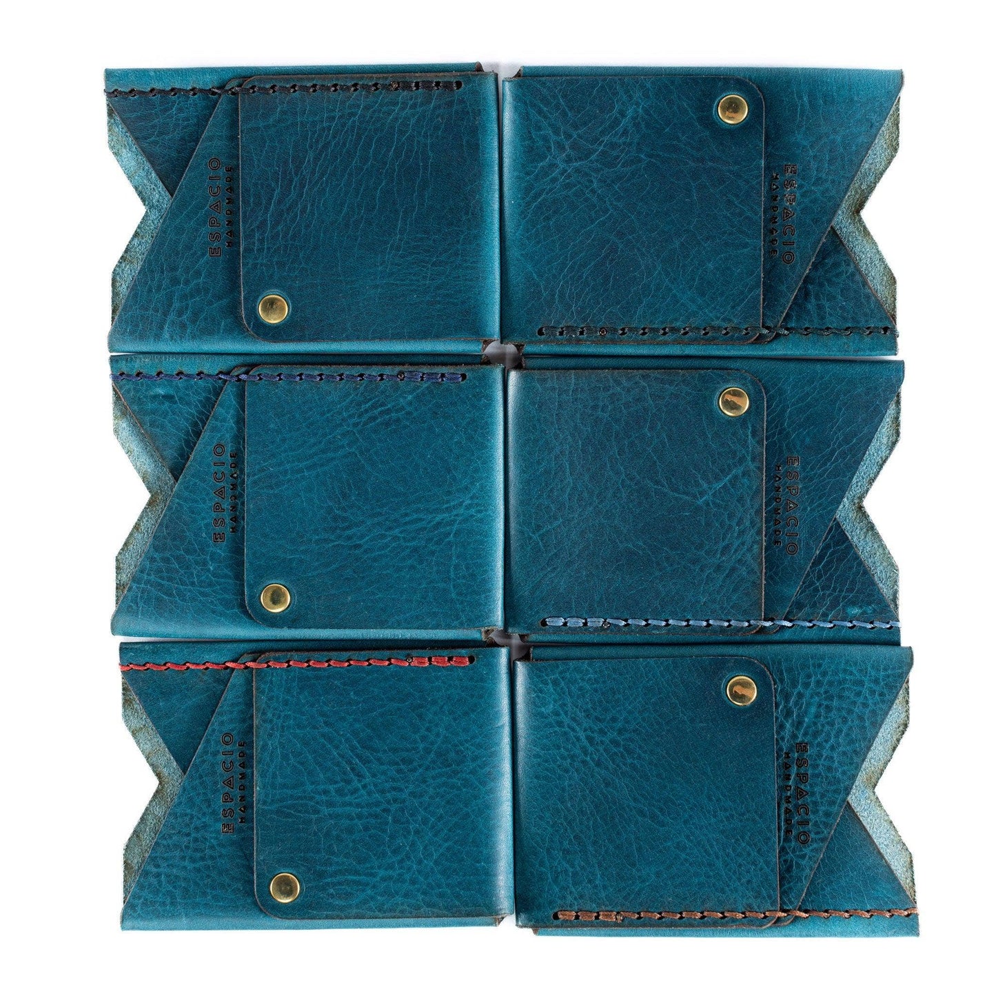 Espacio Handmade - Big Spender Leather Wallet – Caribbean – Slim card holder