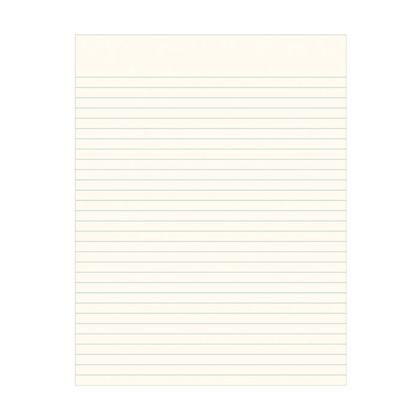 Ruff House Print Shop - Best View Journal: Lined Notebook: Morning Fog Cover | Terracotta Ink