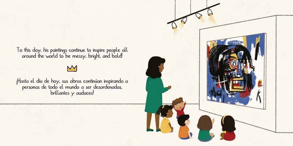 Gibbs Smith - Life of / La vida de Basquiat A Lil' Libros Bilingual Book