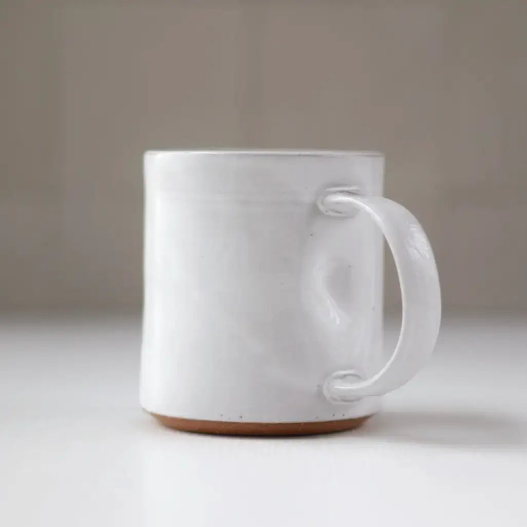 Gravesco Pottery - Smooth Handmade Pottery Mug | Minimalist Coffee Cup : Black