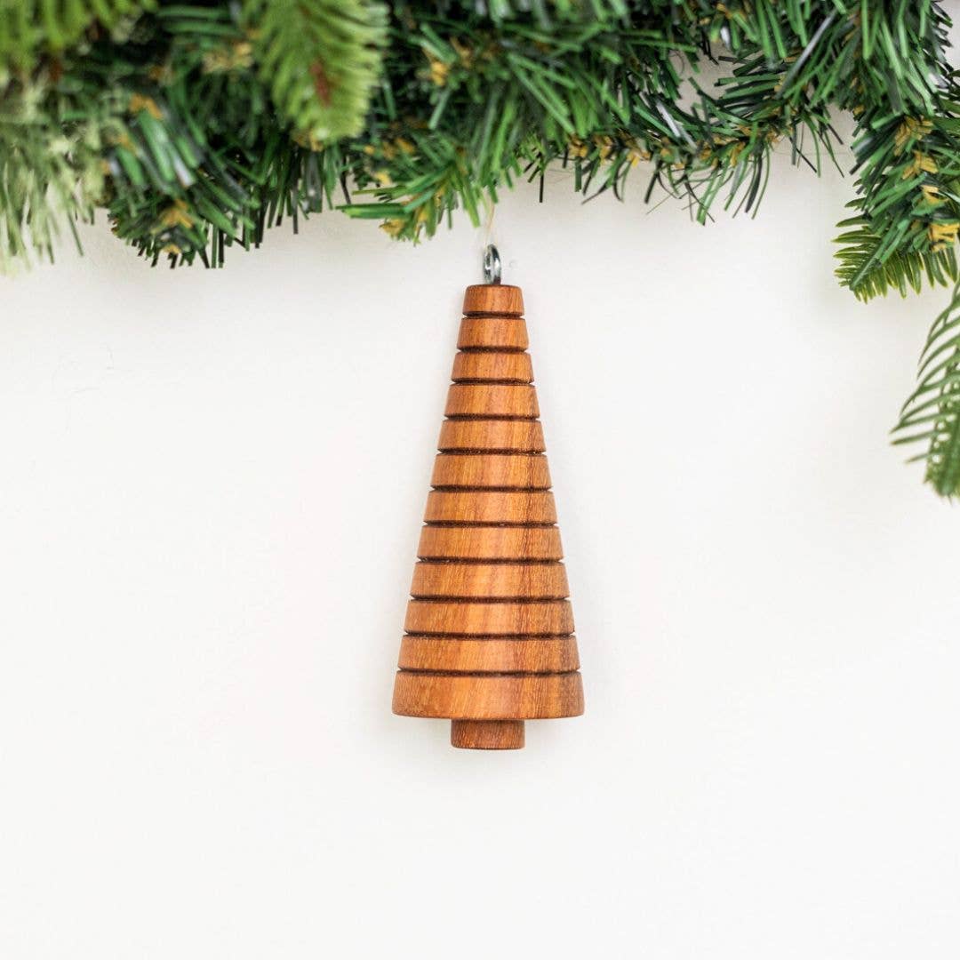 Reclaimed Wood Tree Ornaments