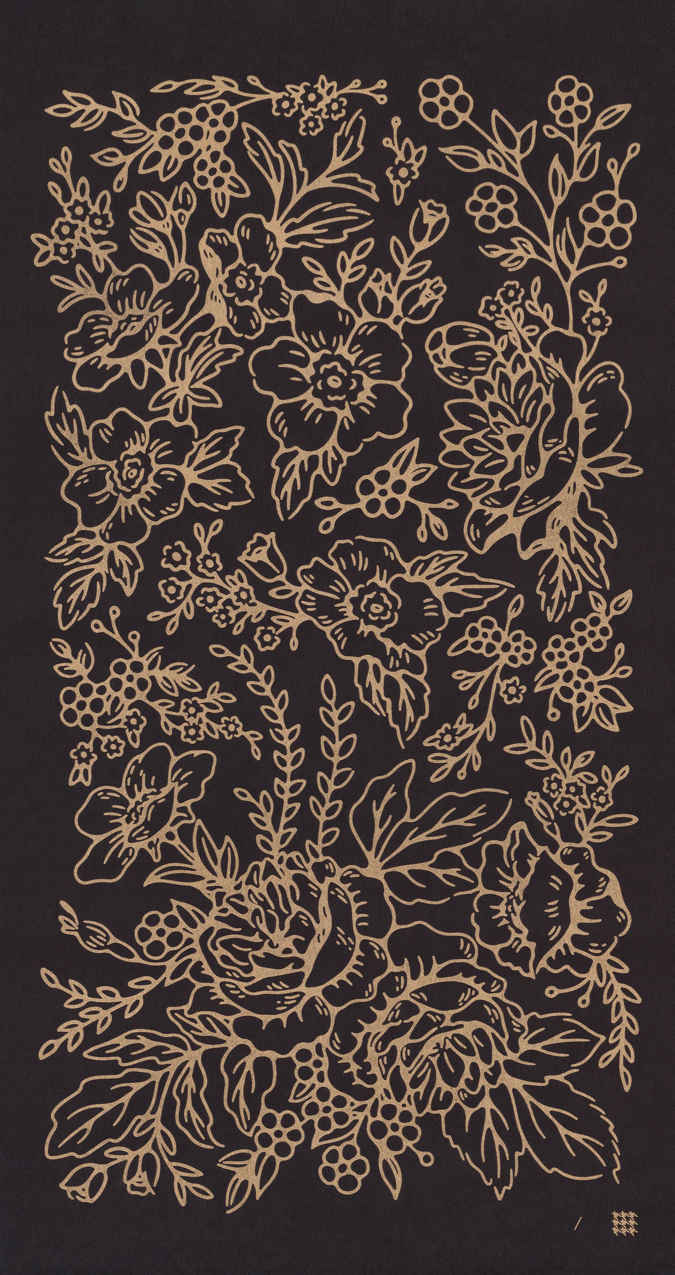 Run for the Roses Risograph Print by Houndstooth