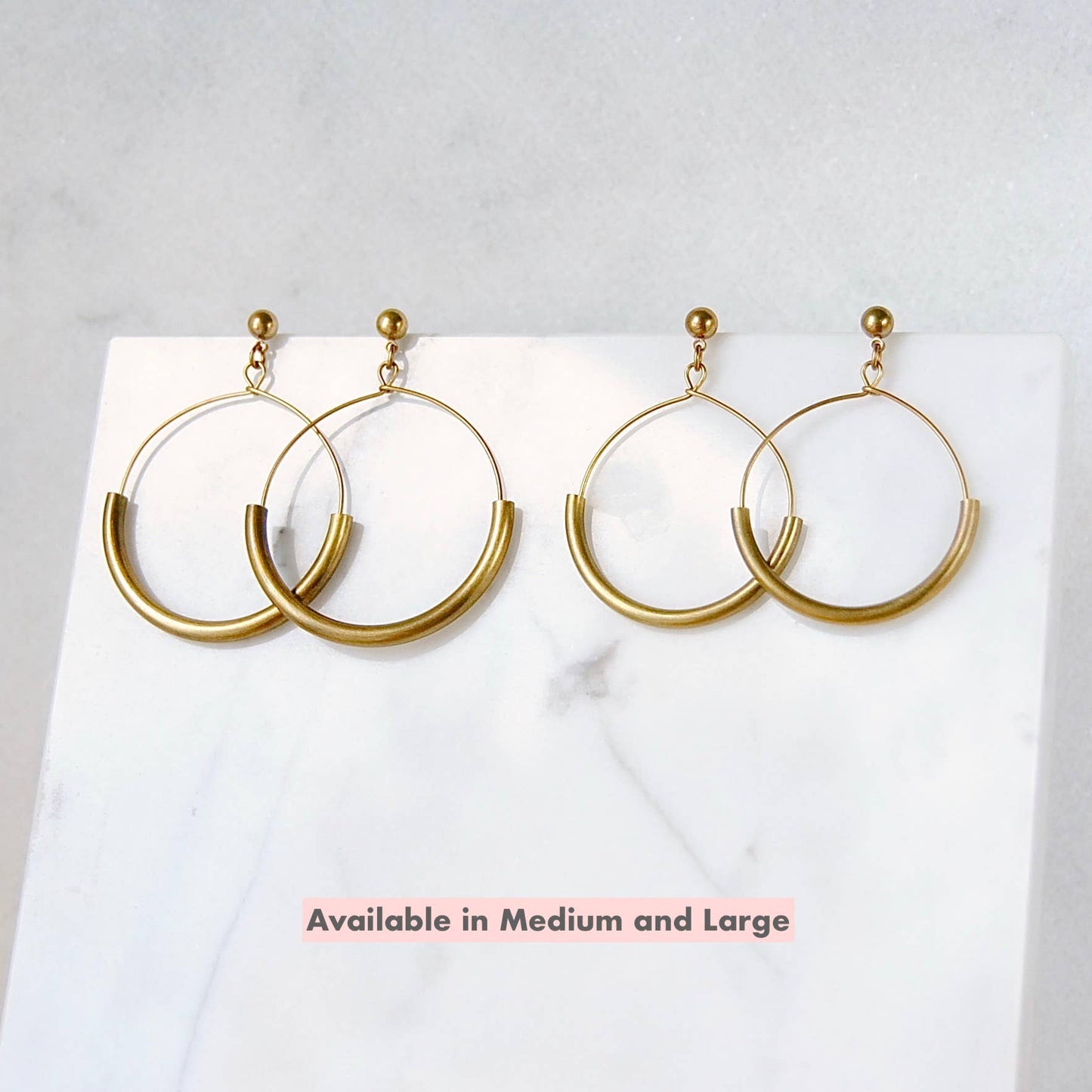 SPARKLEFARM - Medium Arc Earrings