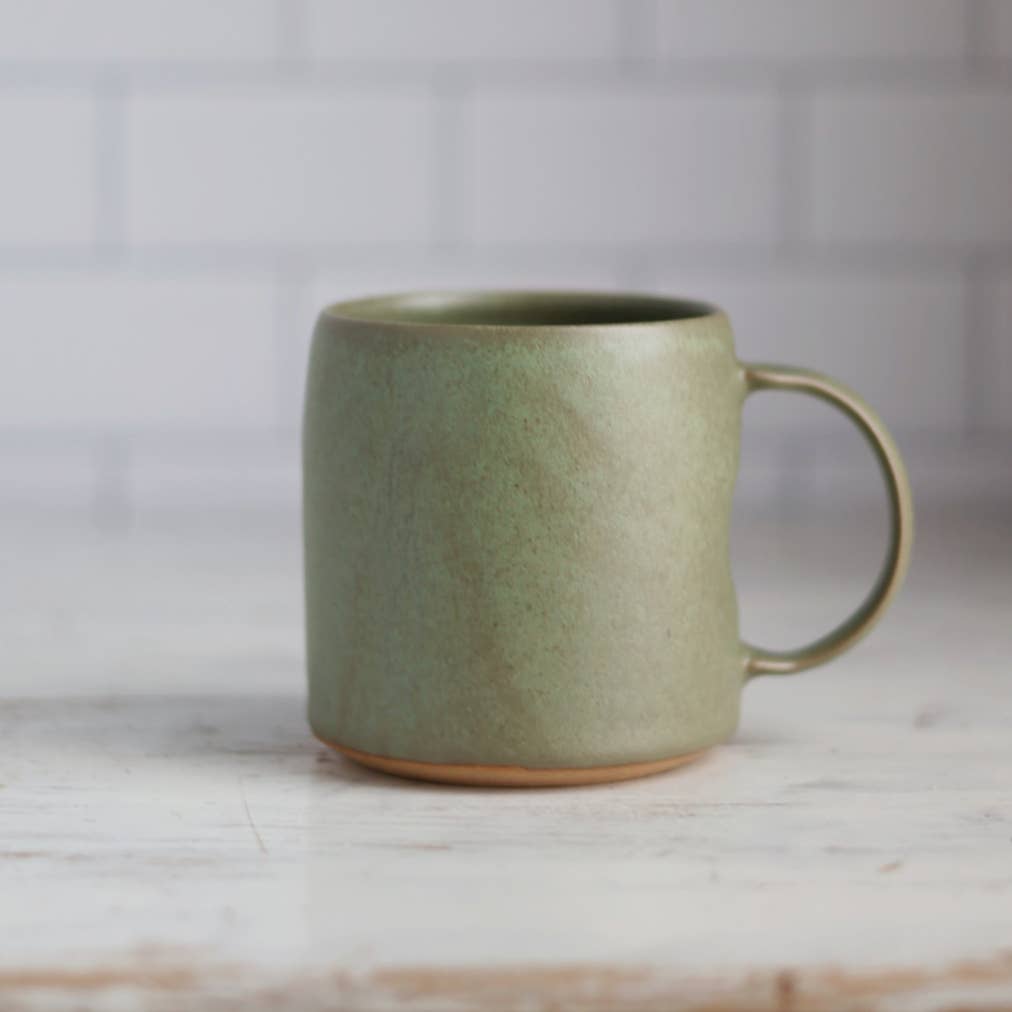 Smooth Handmade Pottery Mug | Sage Green