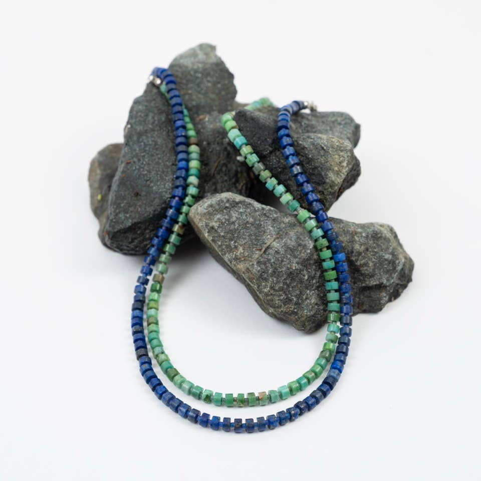 Altiplano - Chrysoprase Heishi Necklace