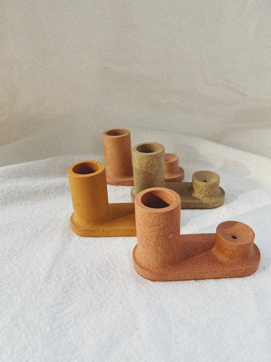 Whiskey + Wine - Incense + Match Holder: Sand