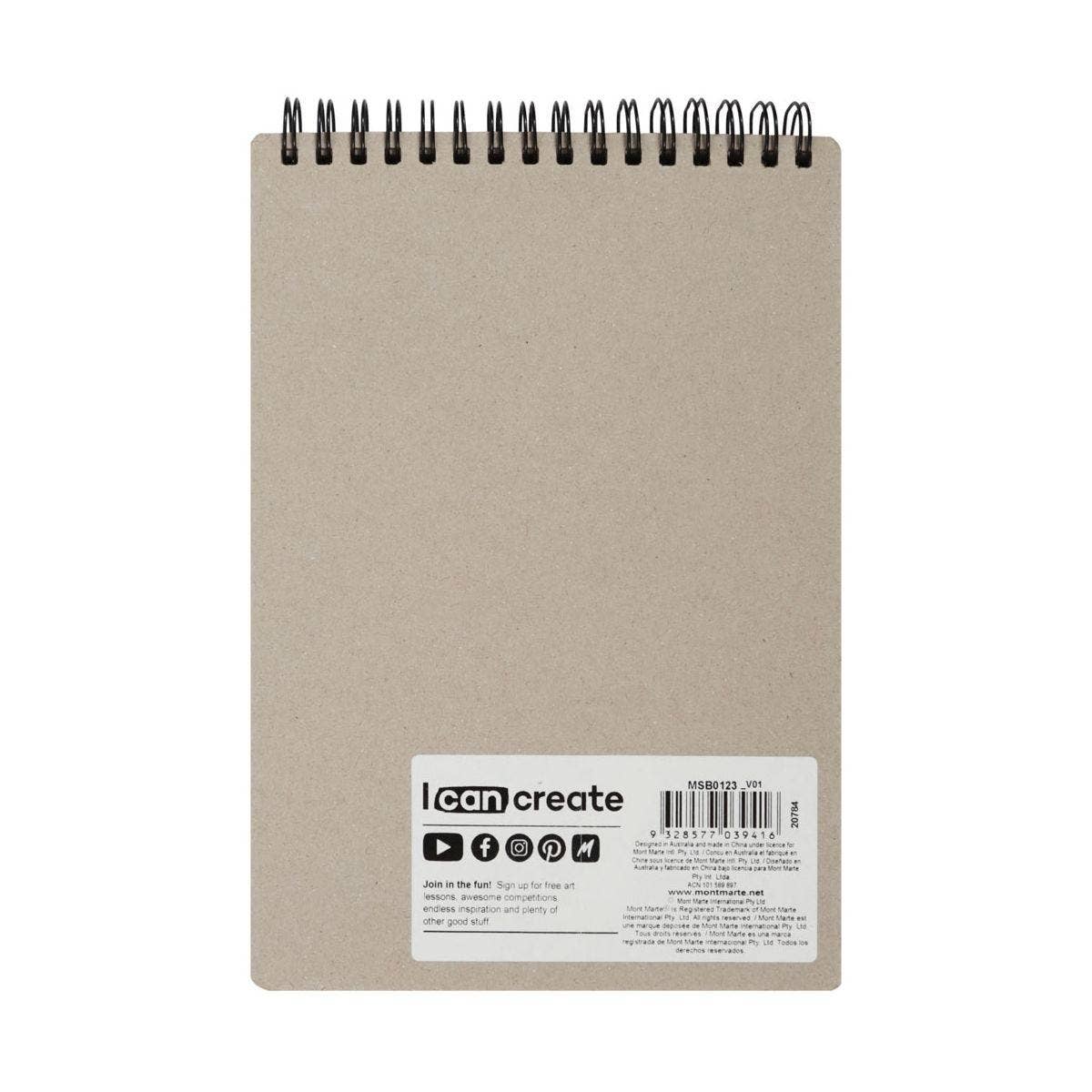 Mont Marte Usa, Inc. - Watercolor Book Discovery A5 (5.8 x 8.3in) 30 Sheets 190gsm