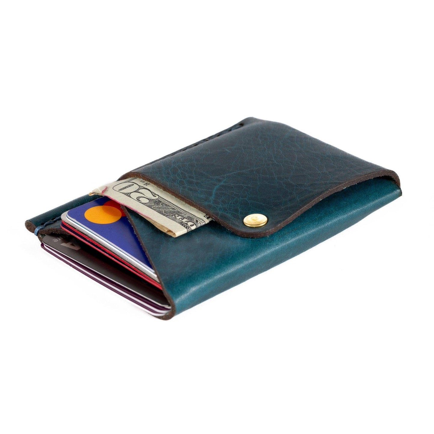 Espacio Handmade - Big Spender Leather Wallet – Caribbean – Slim card holder