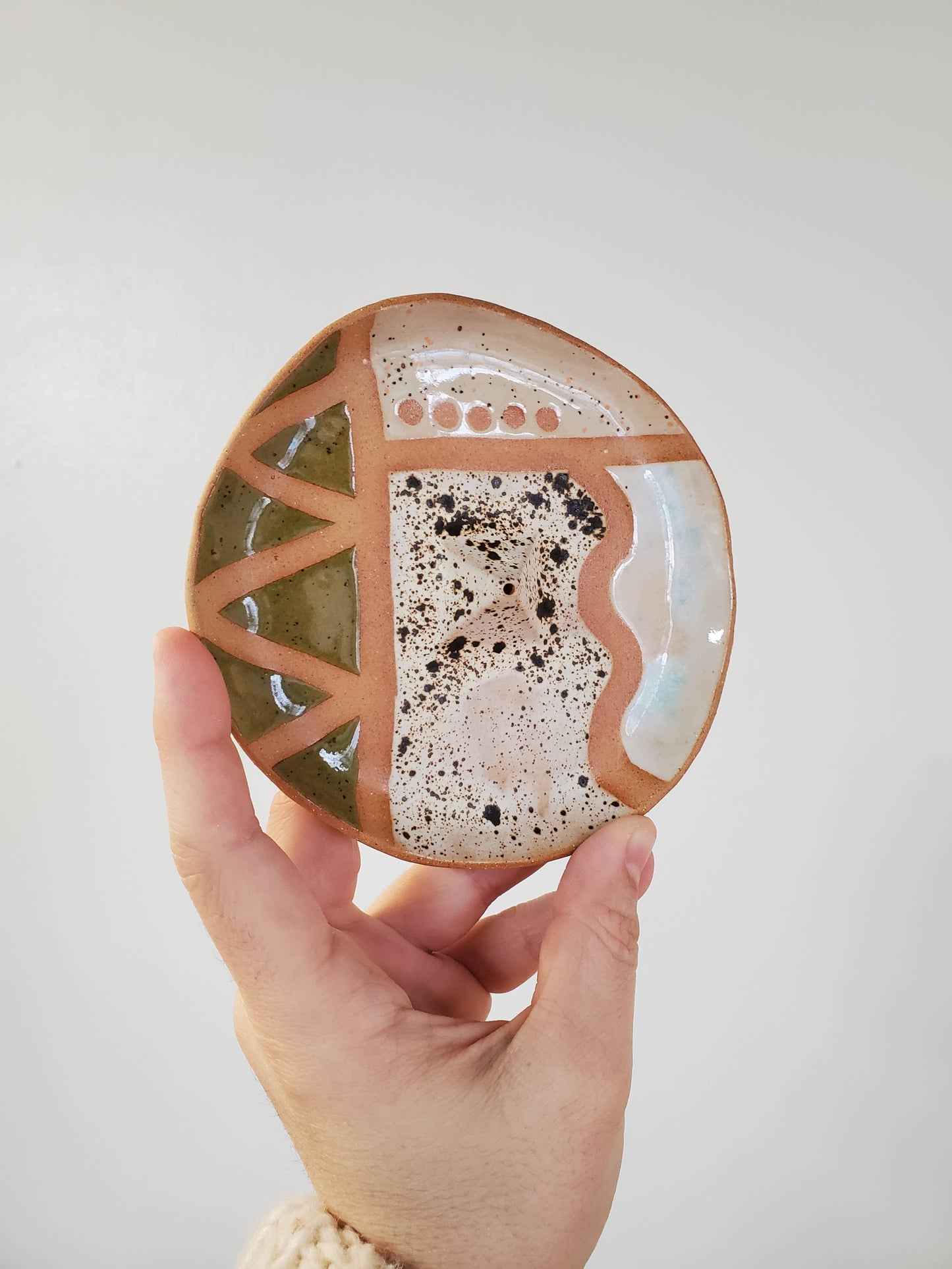 CURIOUS CLAY - Wax Resist Incense Dish