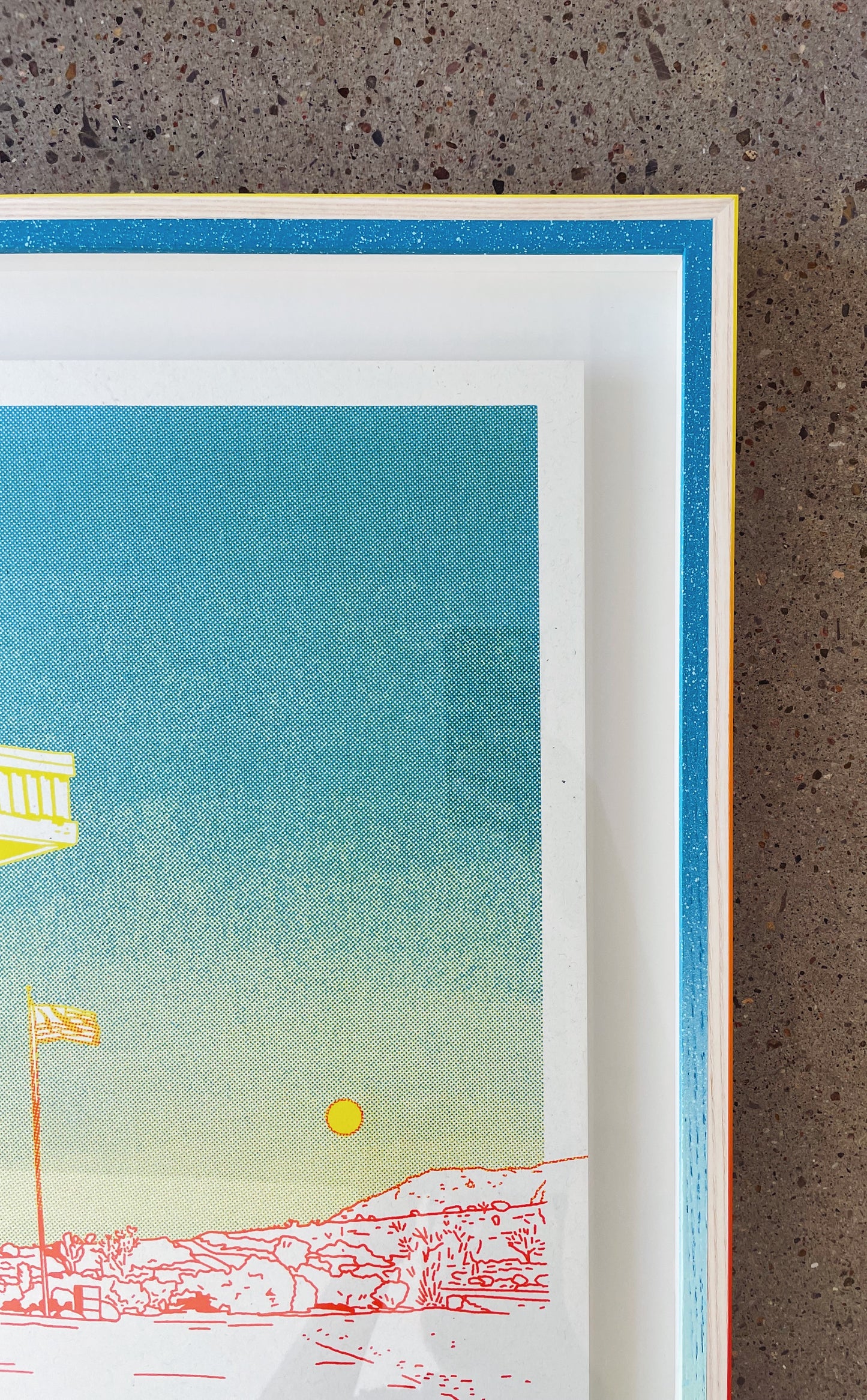 Gas Station- 1st edition framed