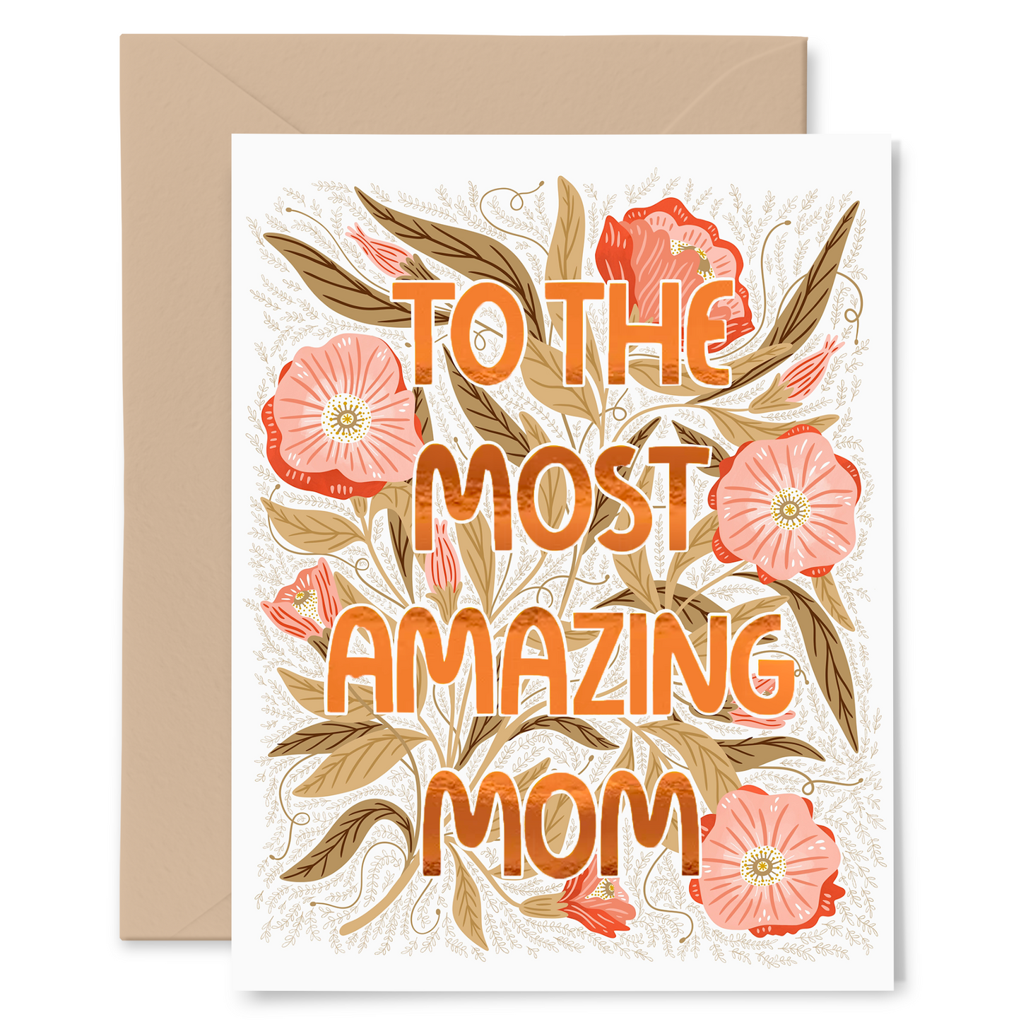 Gingiber - Amazing Mom Card (Copper Foiled)