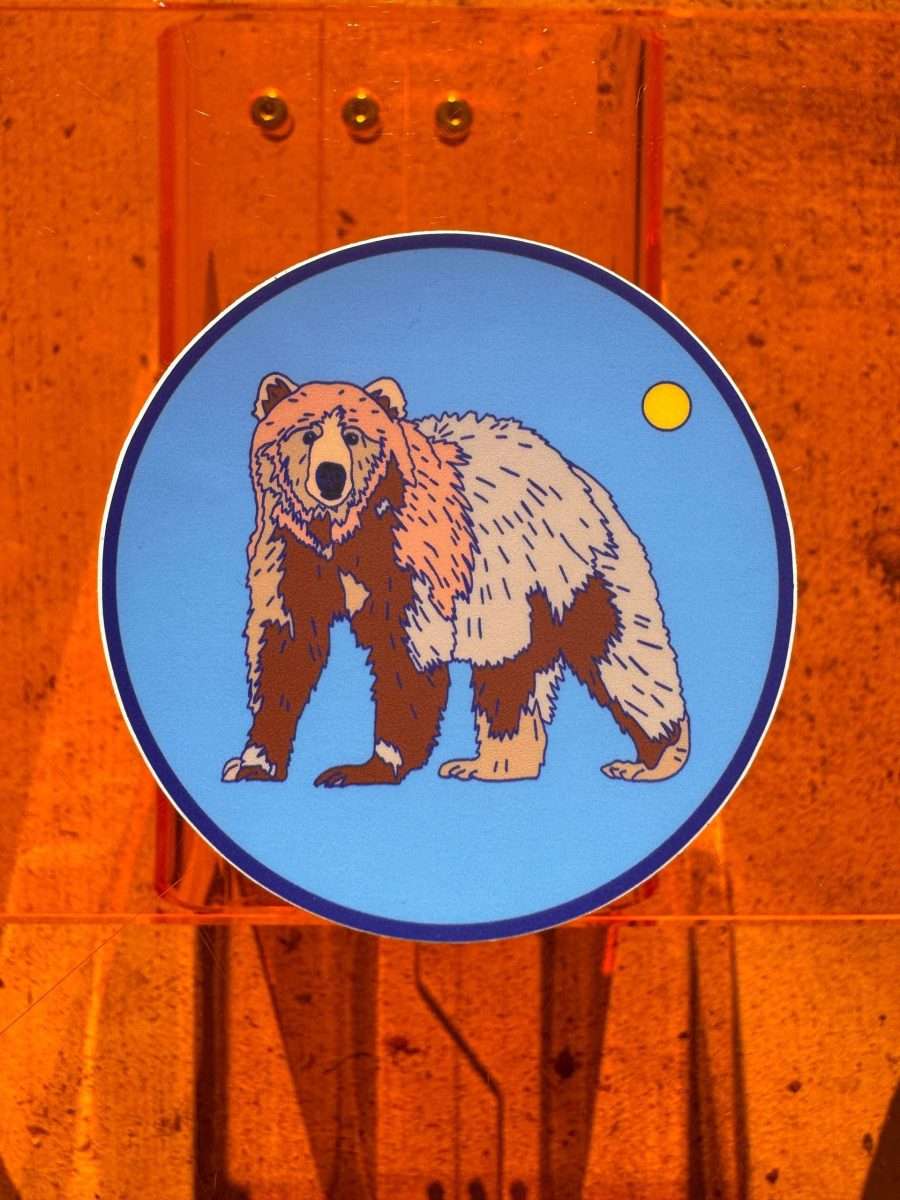 It's A Bear! Sticker - Caroline Clark