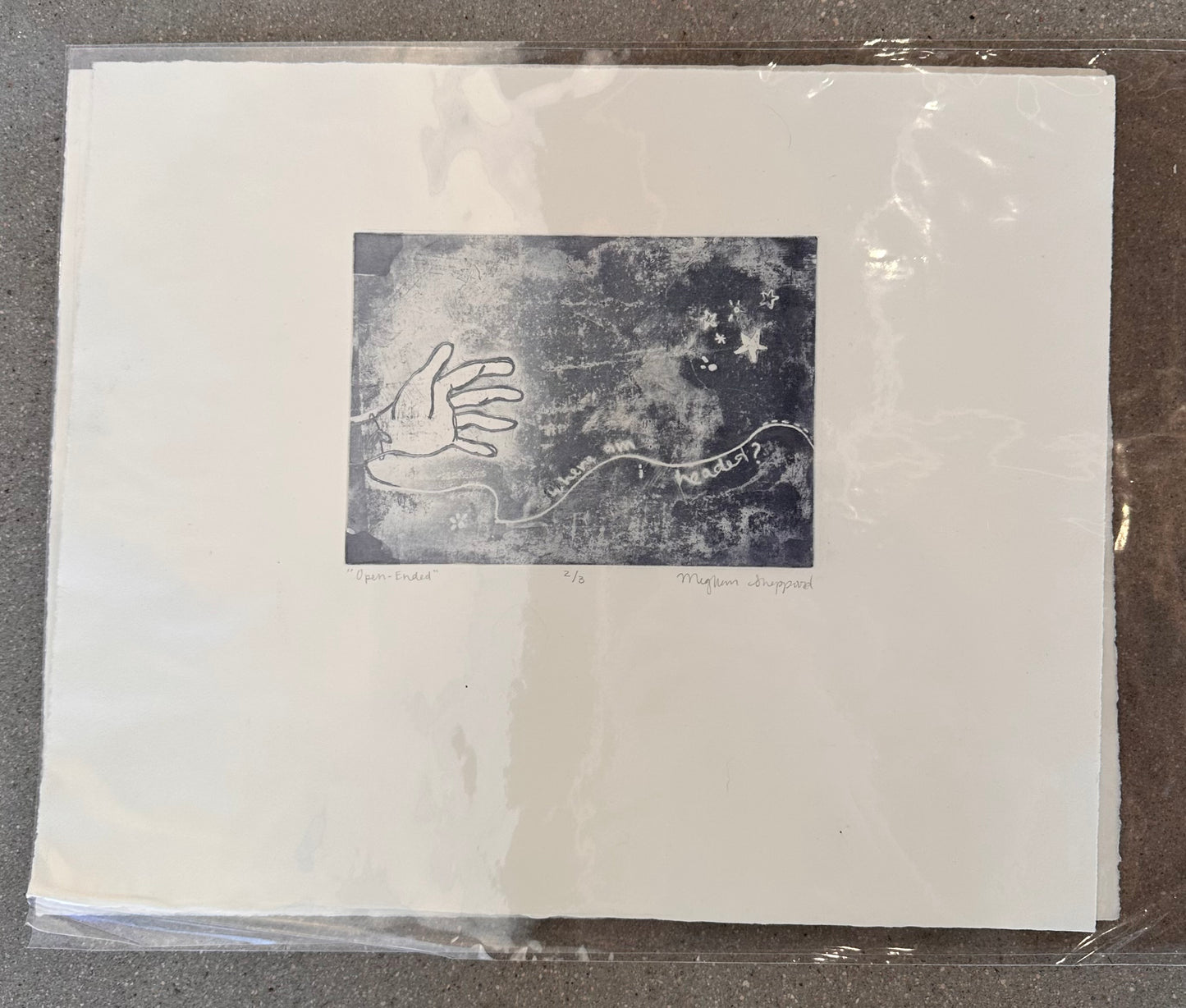 "Open-Ended" Etching Print - Meghan Sheppard