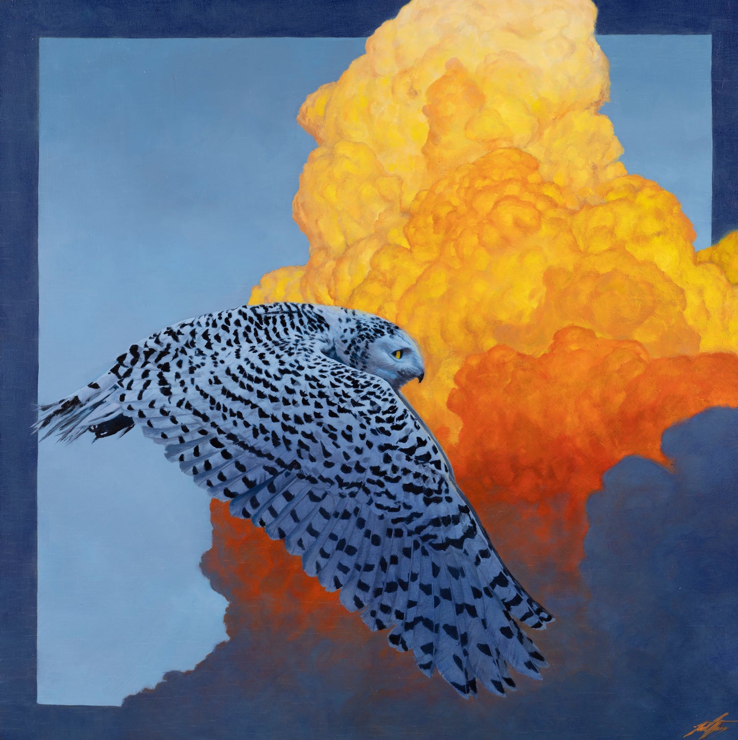 Owl at Dusk print
