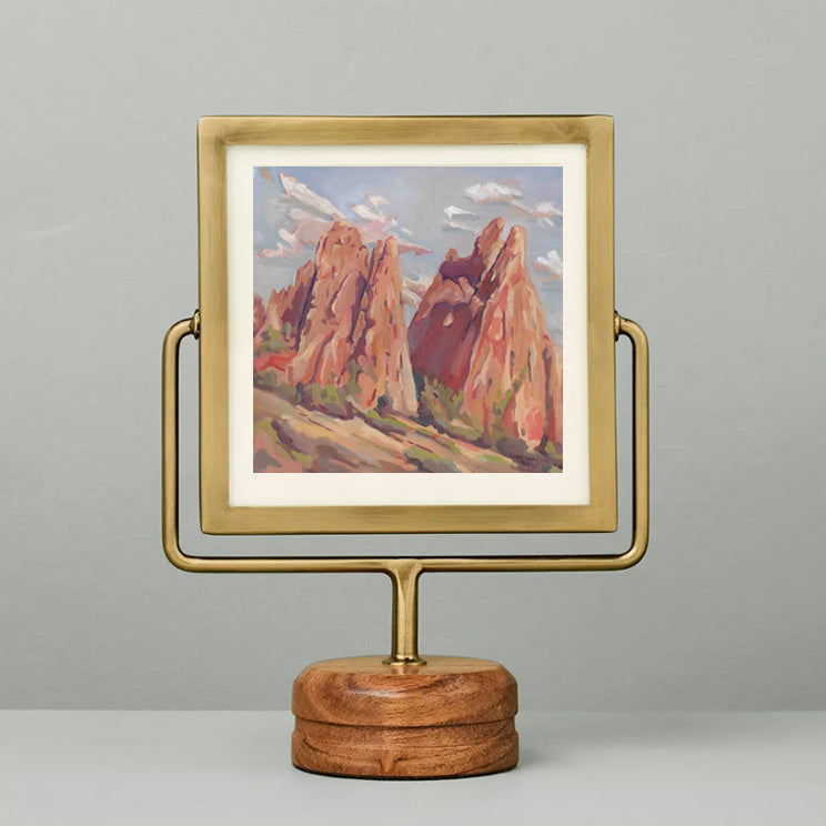Kissing Shadows print framed