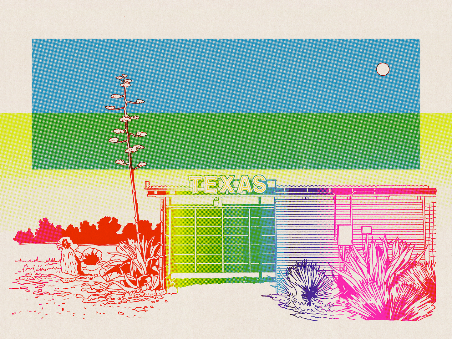Texas Rainbow Prints