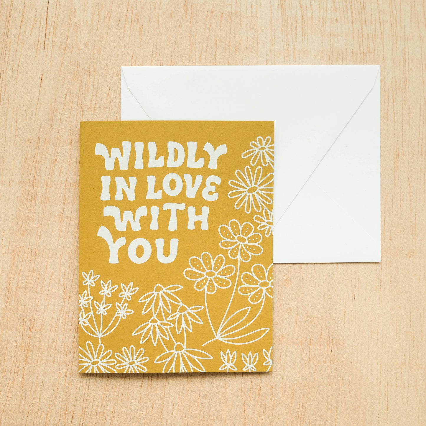 Worthwhile Paper - Wildly in Love With You Card