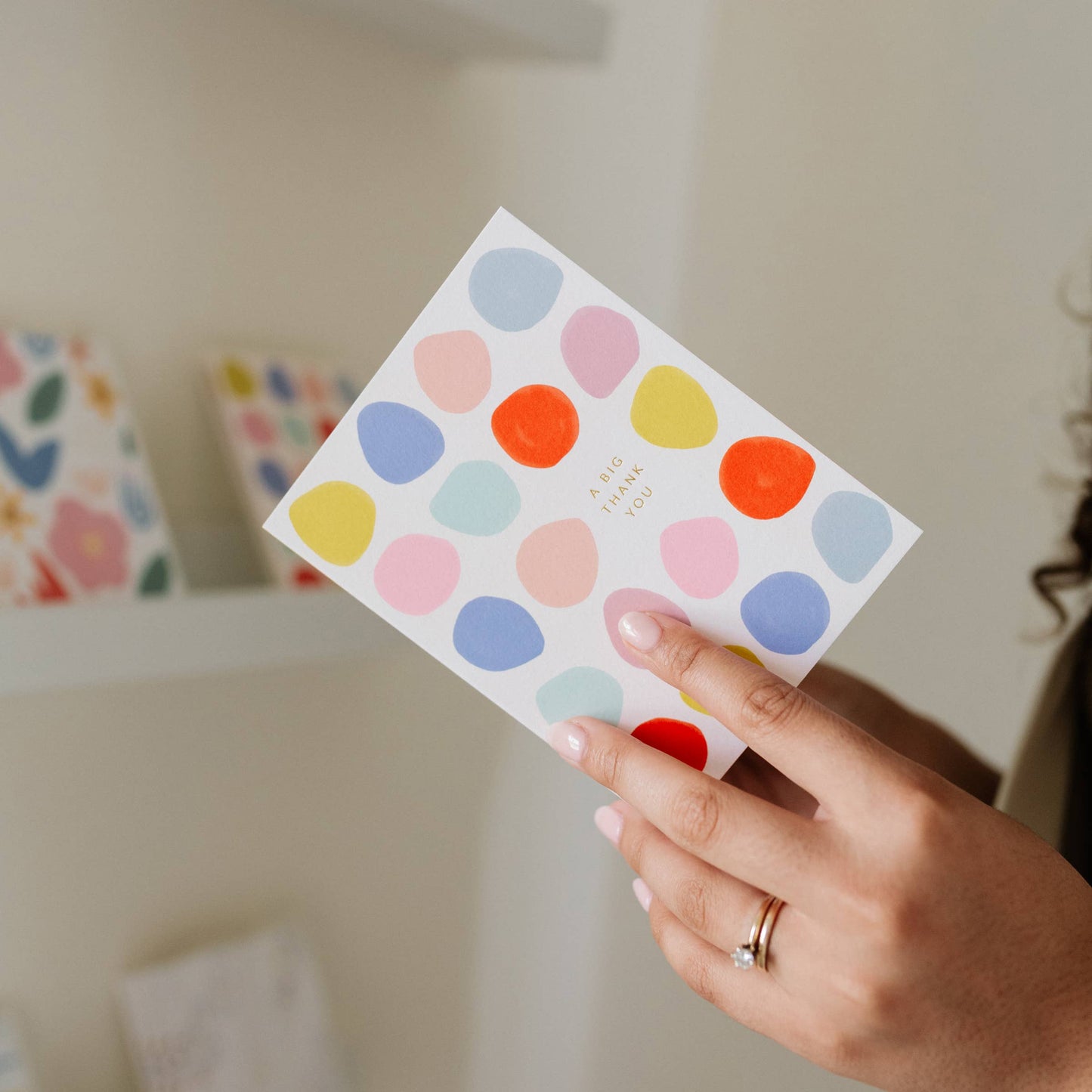 Ramona & Ruth - Big Thank You Dots Card