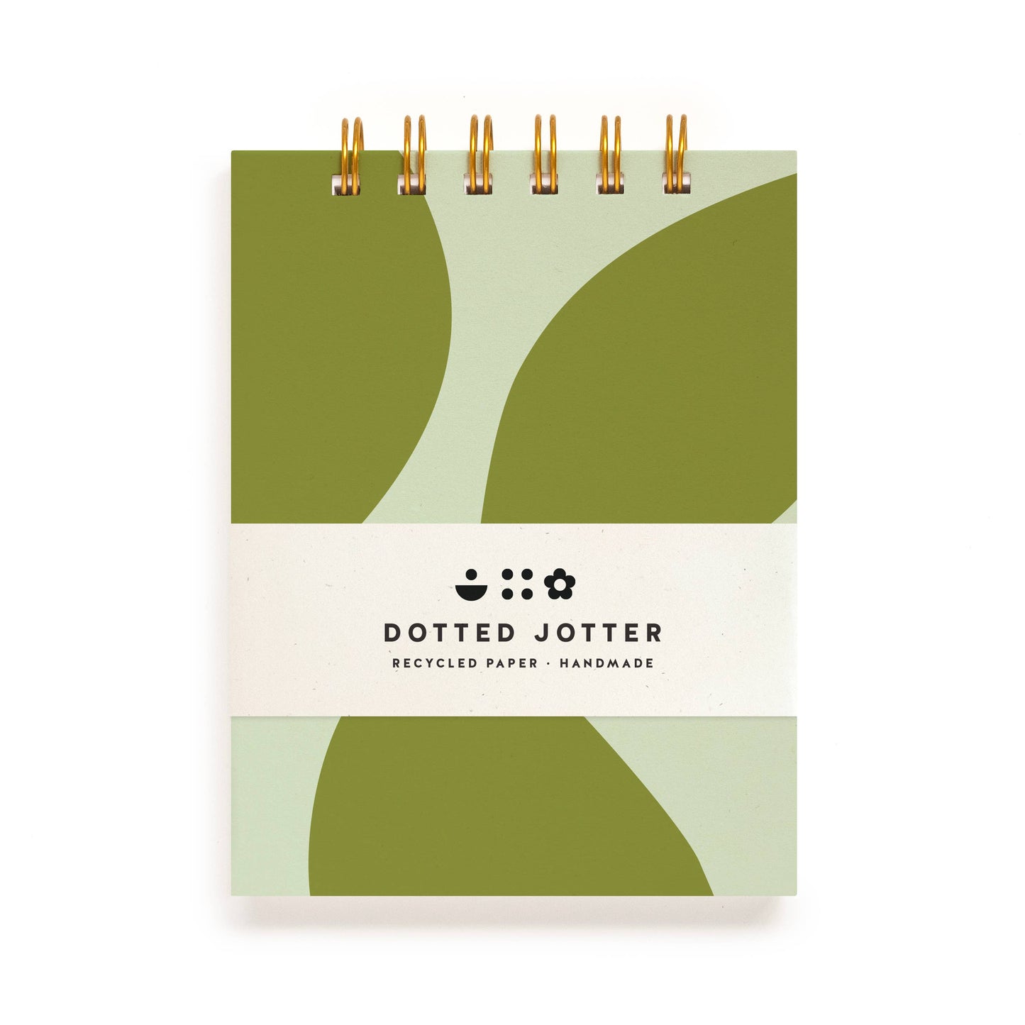 Worthwhile Paper - Moss Pebble Dotted Jotter Notebook