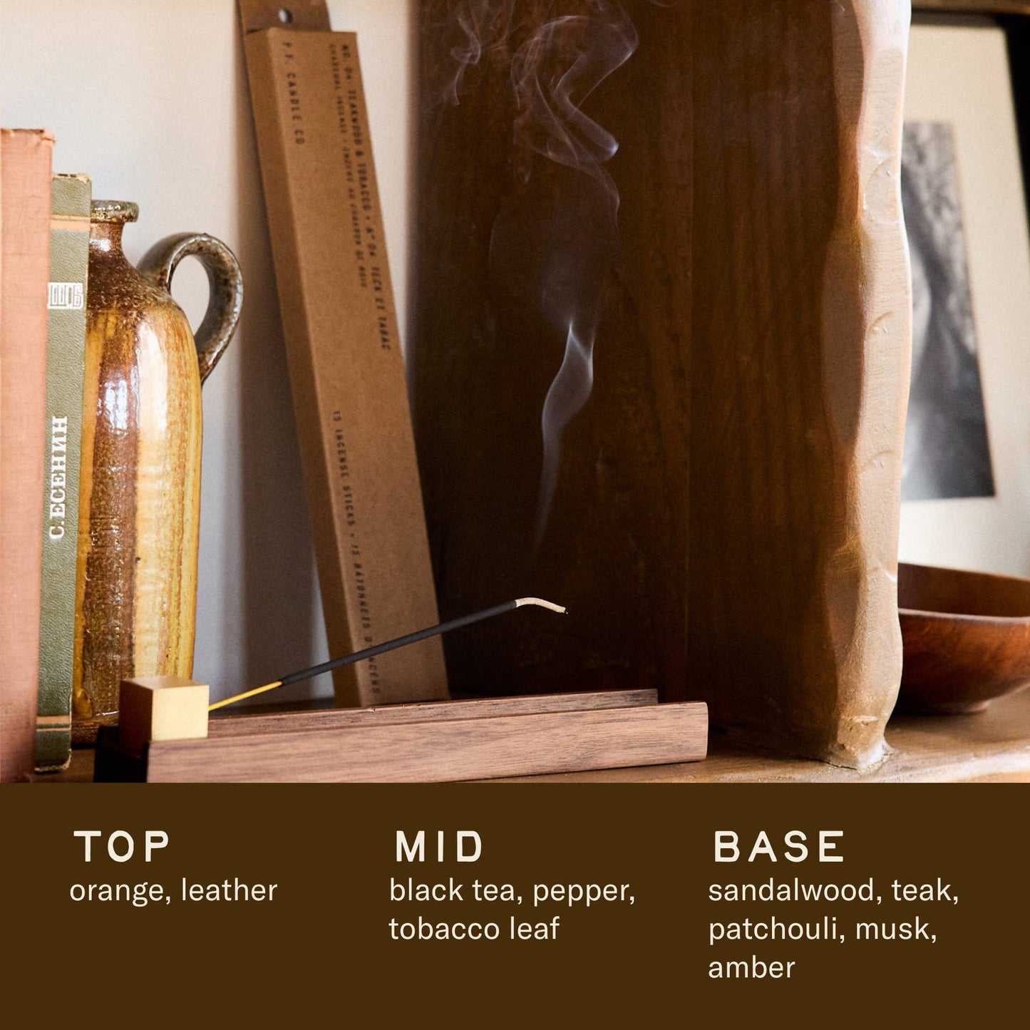 P.F. Candle Co. - Teakwood & Tobacco - Incense Sticks