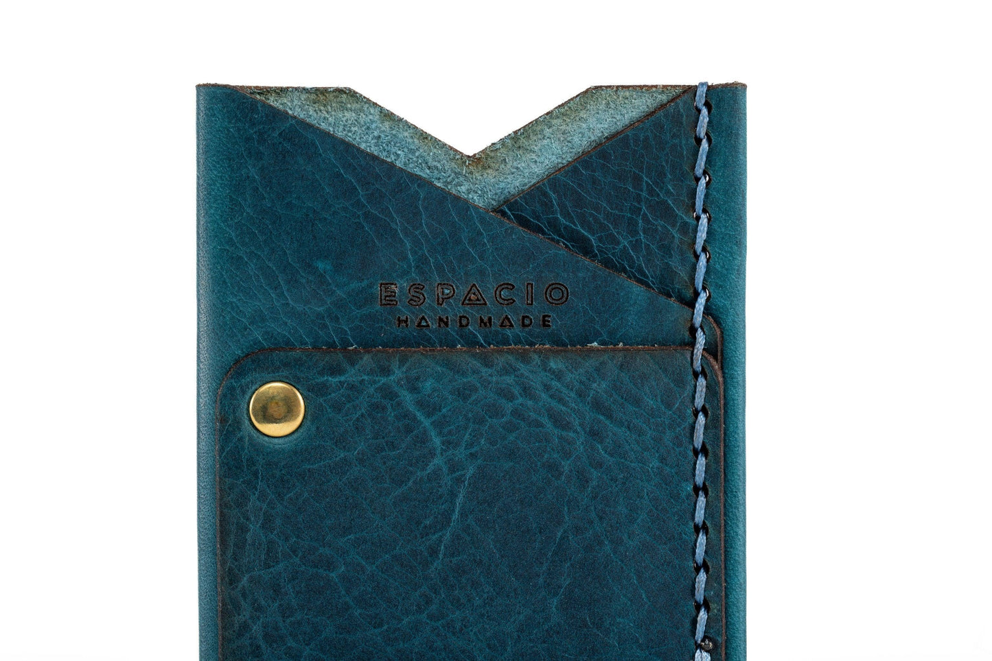 Espacio Handmade - Big Spender Leather Wallet – Caribbean – Slim card holder