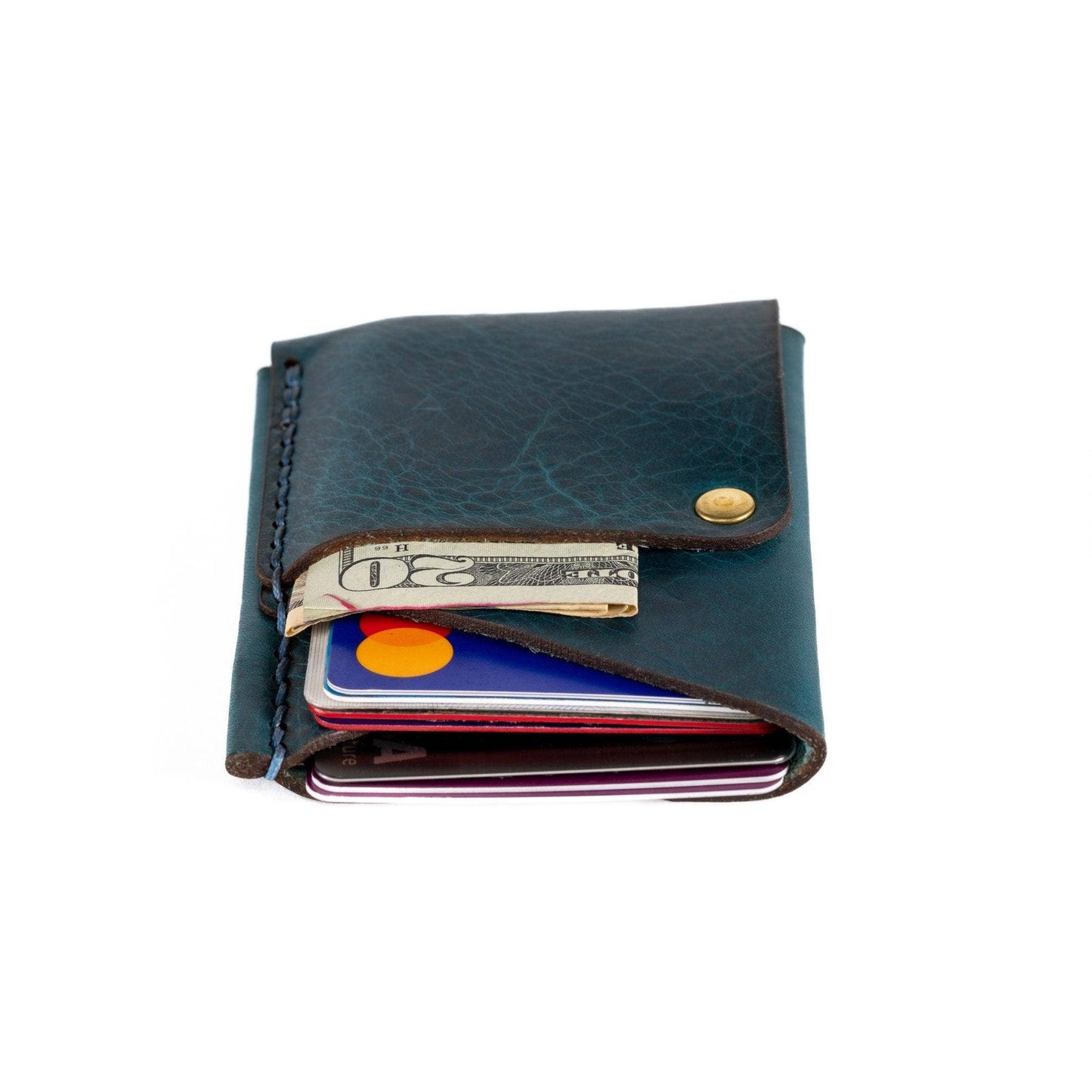Espacio Handmade - Big Spender Leather Wallet – Caribbean – Slim card holder