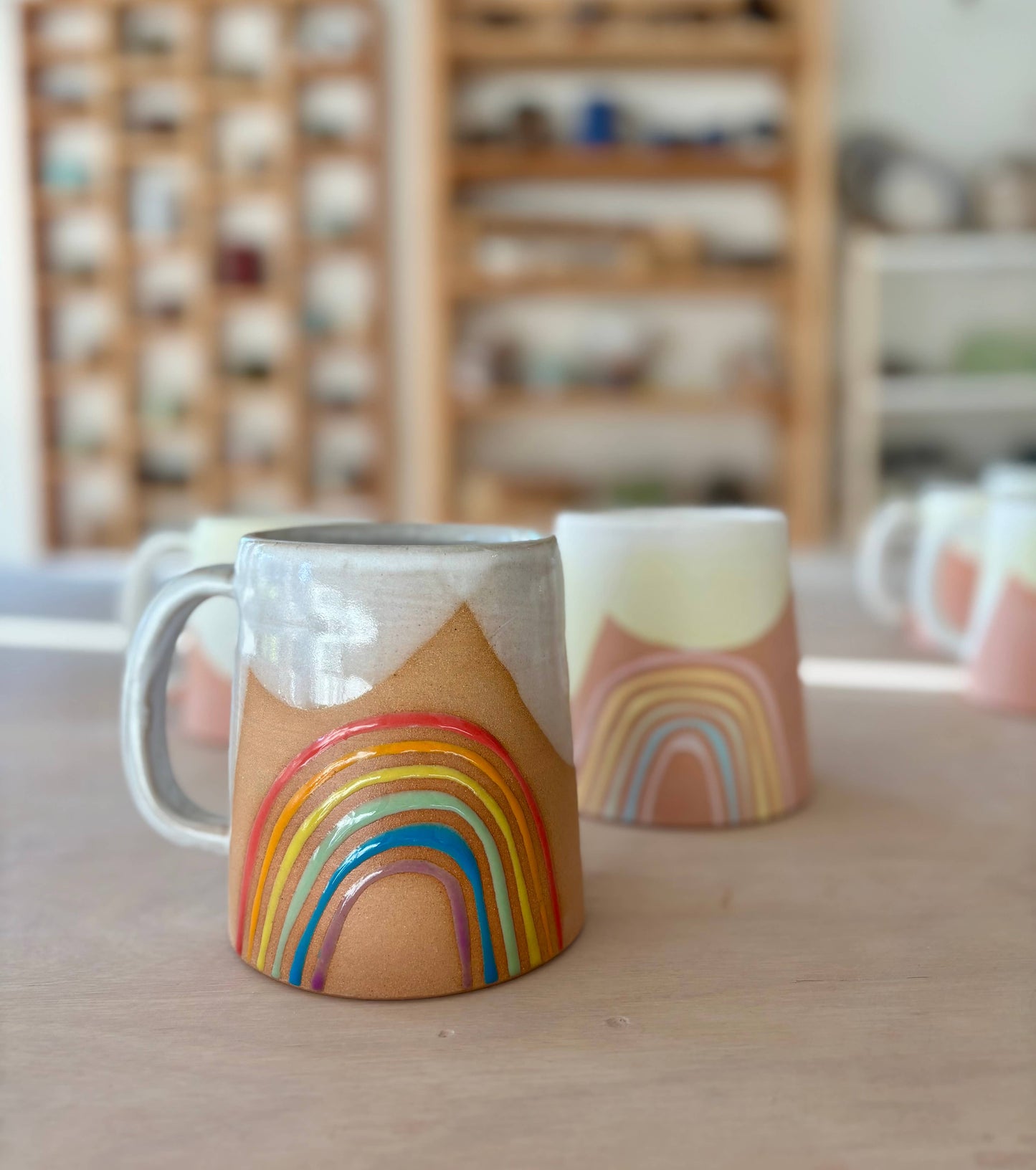 ROB Ceramics - Rainbow Mug Handmade Ceramic