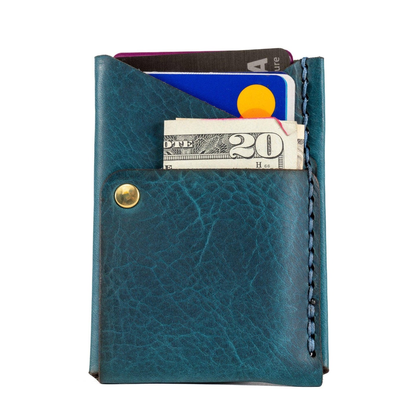 Espacio Handmade - Big Spender Leather Wallet – Caribbean – Slim card holder