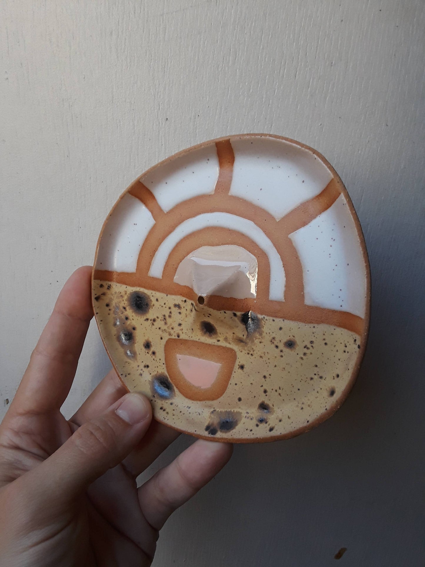 CURIOUS CLAY - Wax Resist Incense Dish