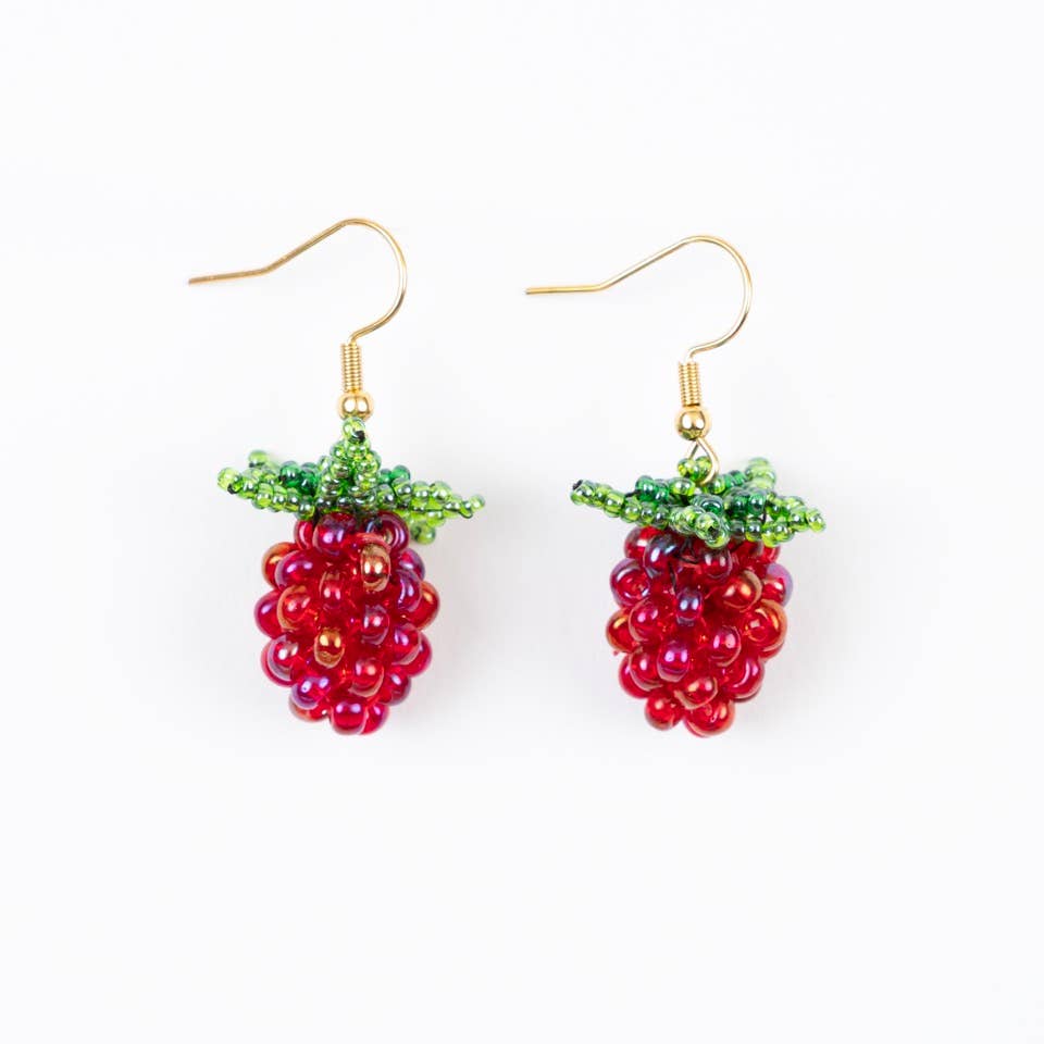 Altiplano - Raspberry Earrings