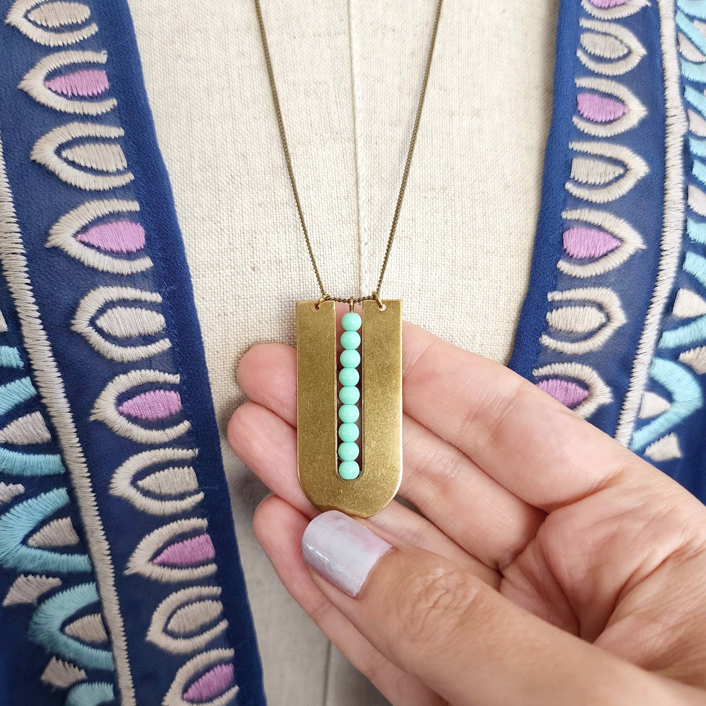 Fortress Necklace: Black - SPARKLEFARM