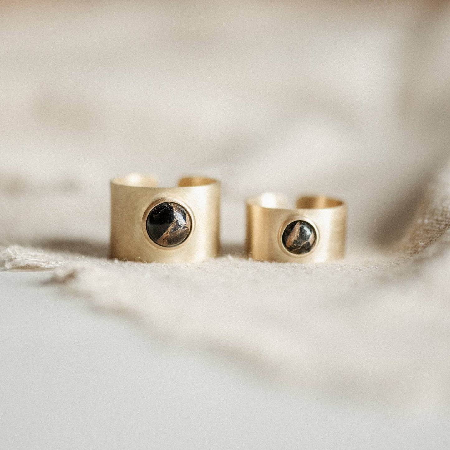 Commonform - Nile Ring // 8mm // Copper Obsidian