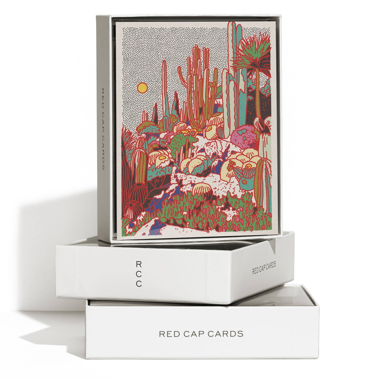 Red Cap Cards - Desert Sunset everyday greeting card: Singles