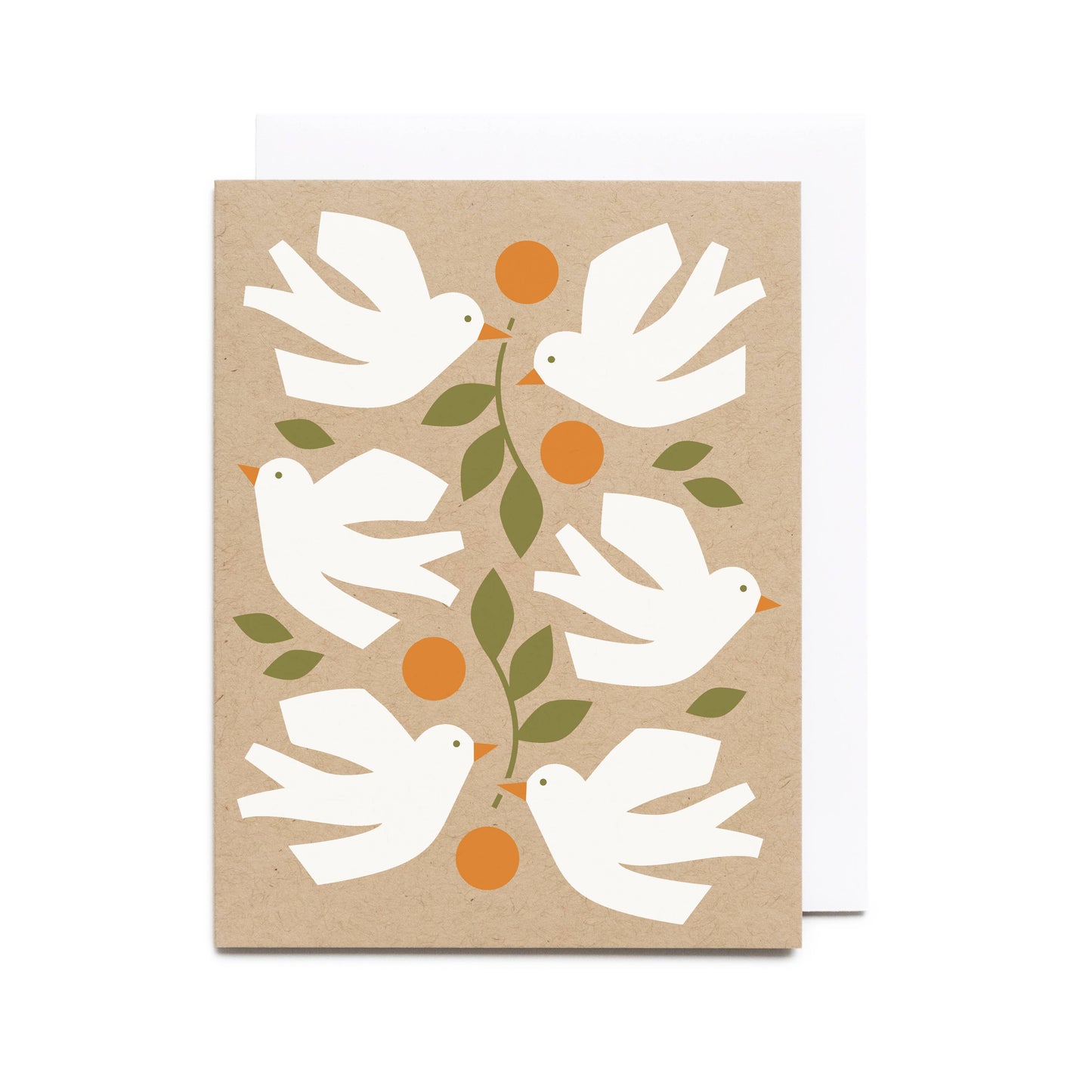 Worthwhile Paper - Peace Doves Holiday Card