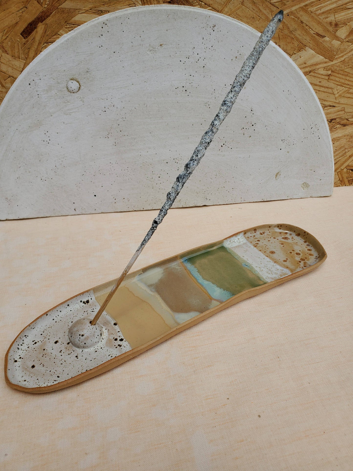CURIOUS CLAY - Long Incense Dish