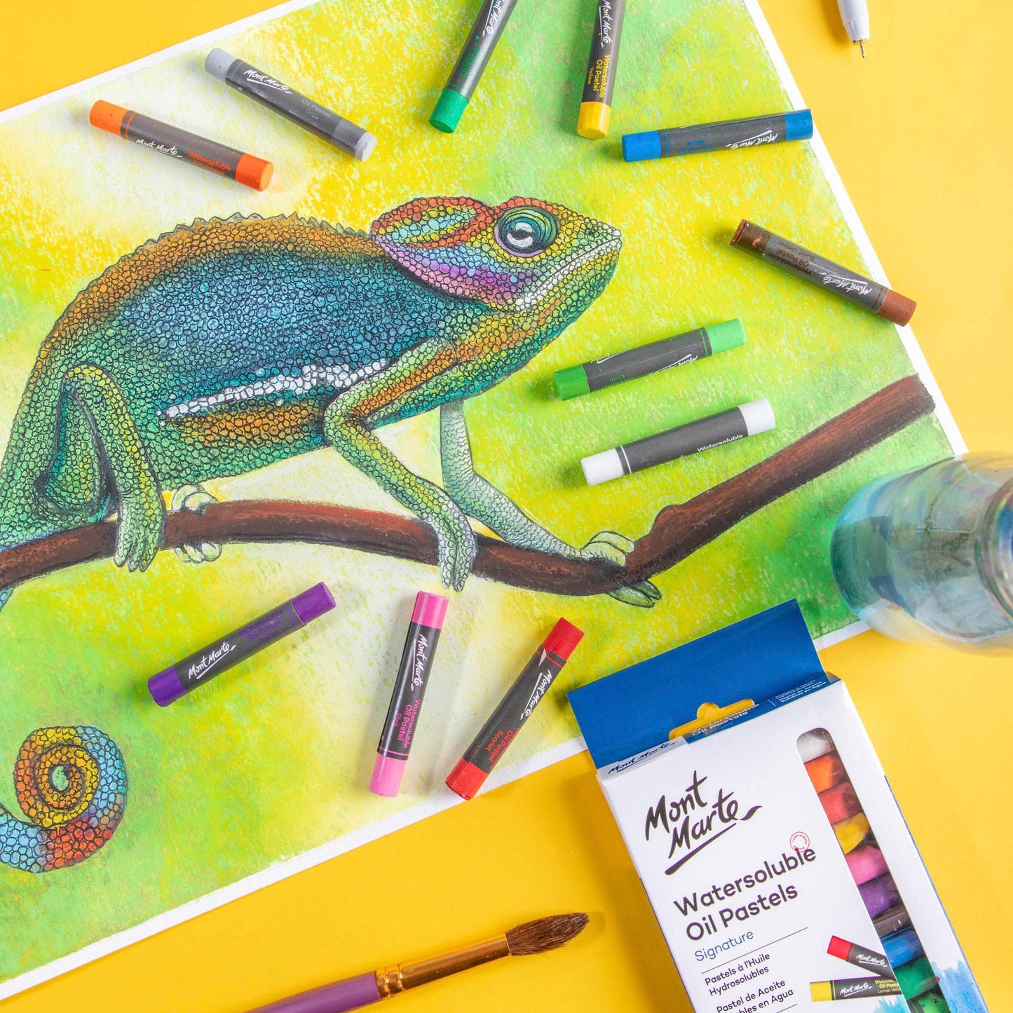 Mont Marte Usa, Inc. - Water-soluble Oil Pastels Signature 12pc