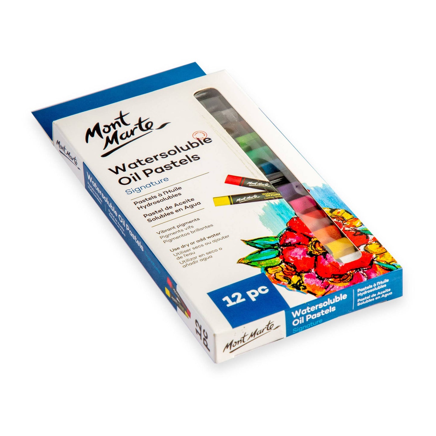 Mont Marte Usa, Inc. - Water-soluble Oil Pastels Signature 12pc