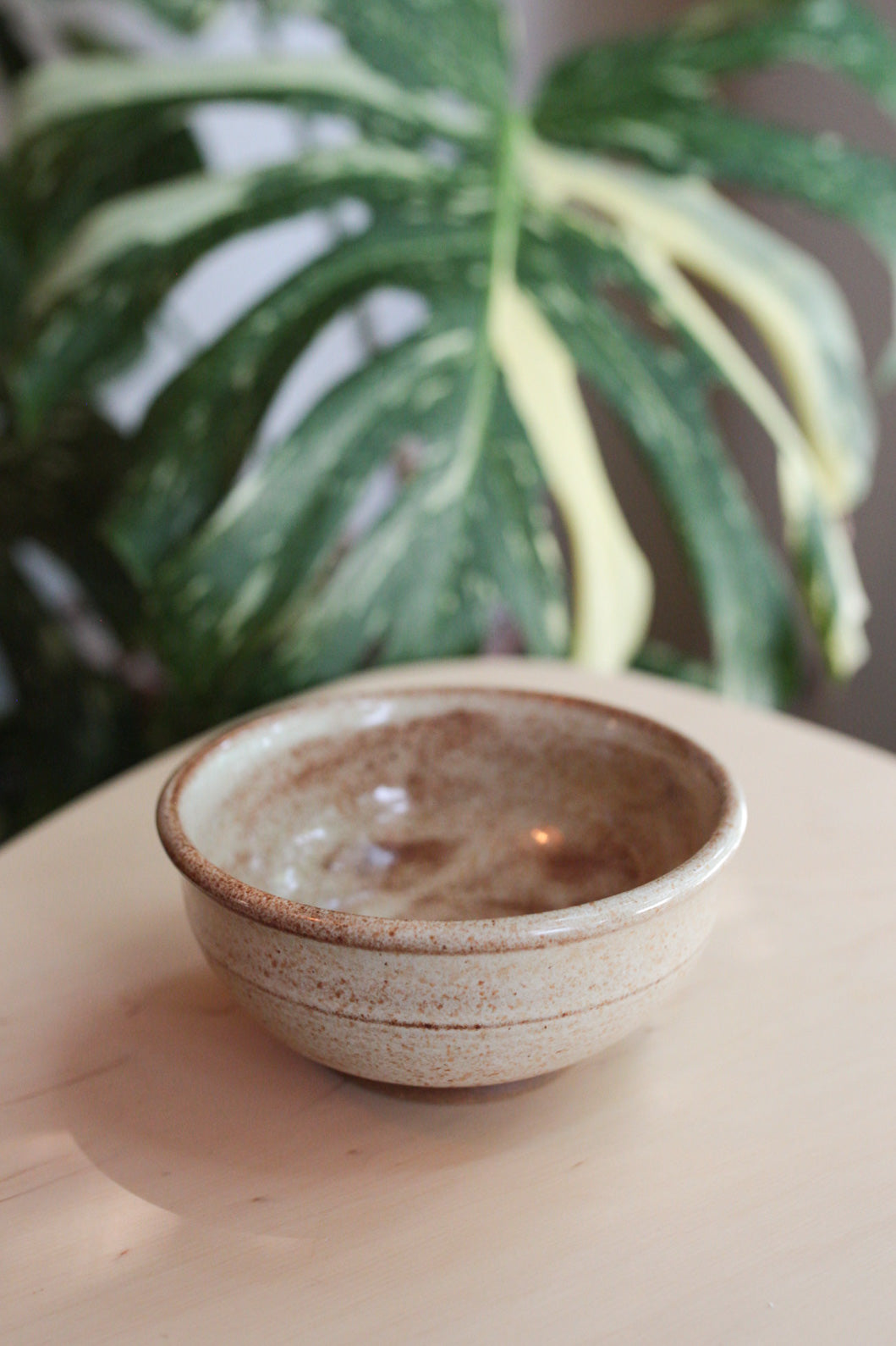 Chlorophyll and Clay - Small Beige Bowl