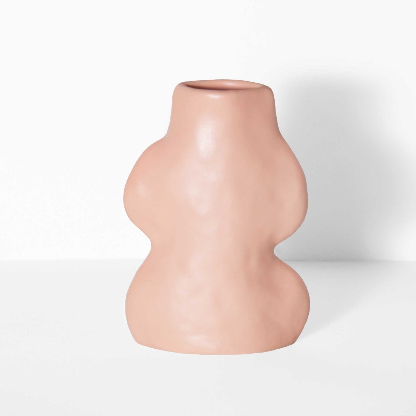 Fluxo Ceramic Vase - Small Pink