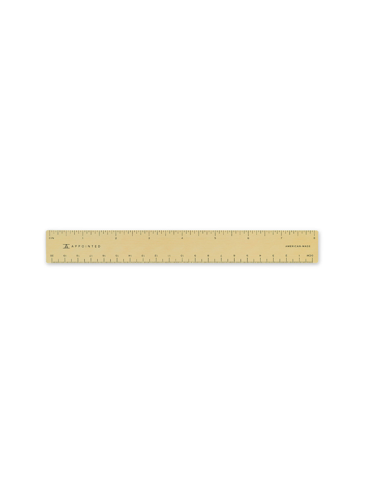 Brass Pocket Ruler
